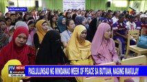 Paglulunsdad ng Mindanao Week of Peace sa Butuan, naging makulay