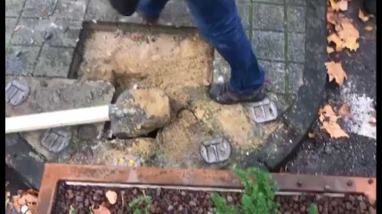 Jets de pavés des gilets jaune sur la police à Bruxelles