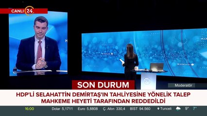 HDP'li Selahattin Demirtaş'ın tahliye talebi