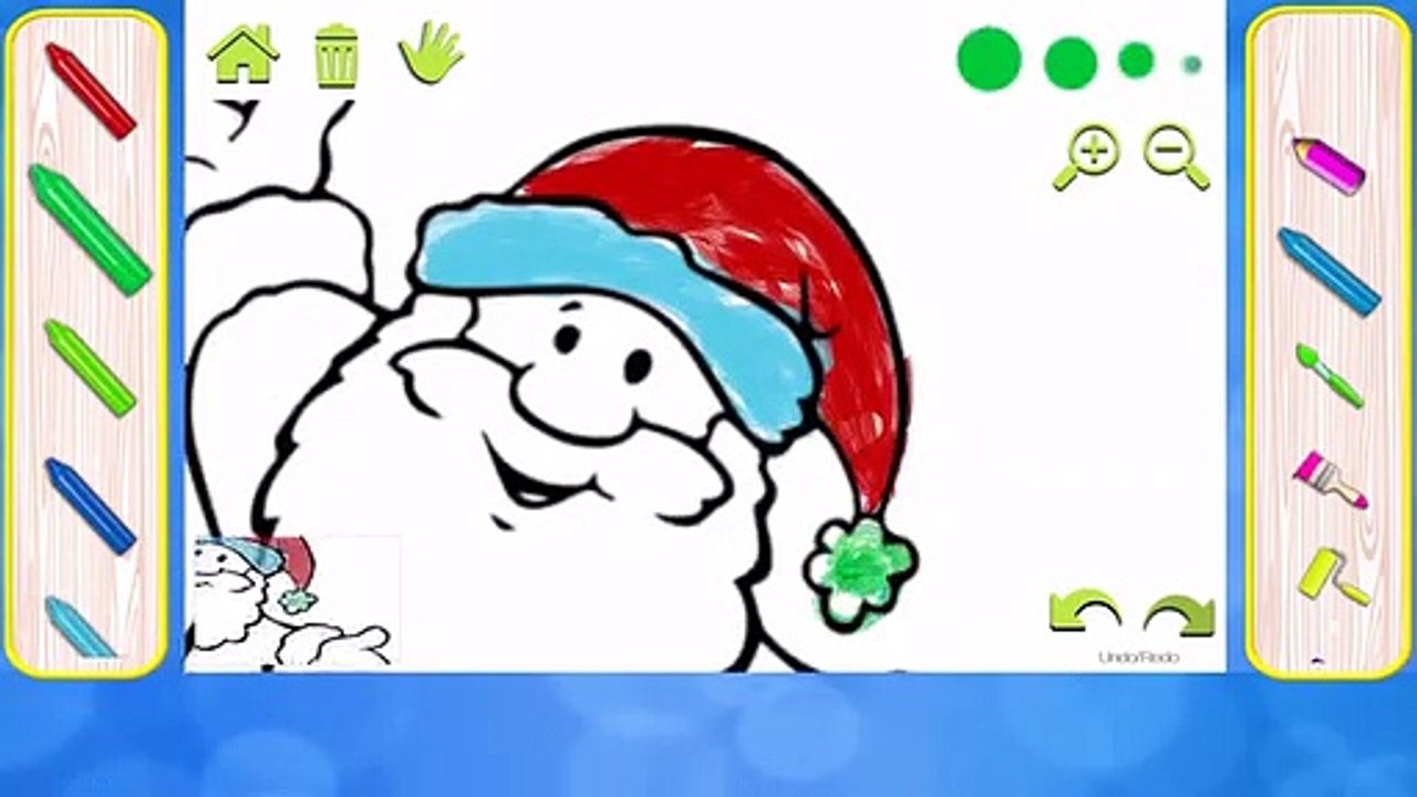 Christmas Coloring Book Santa Game