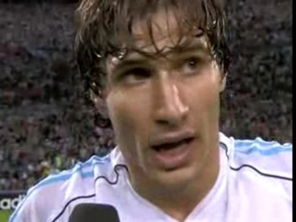 Interview de Lorik Cana à la fin du match OM-PSG 2005