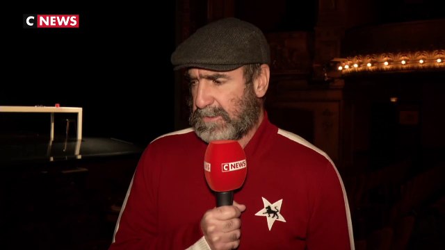 Eric Cantona sur les planches du théâtre Antoine à Paris