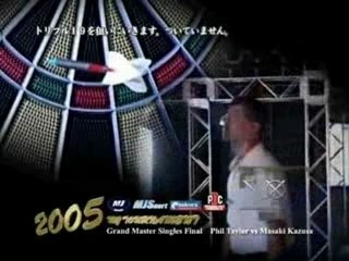 Phil Taylor vs. Masaki Kazusa (Soft Tip Darts / Part.1)