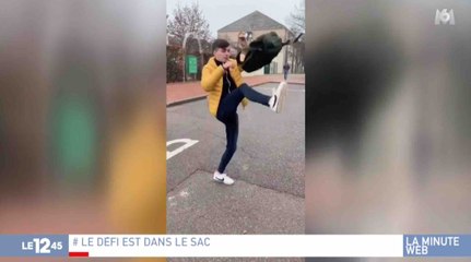 Sac à dos challenge : le défi qui fait fureur - ZAPPING ACTU HEBDO DU 01/12/2018