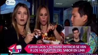 Flavia Laos y su Mama Patricia se fueron a Comer a los huequitos del sabor en Lima