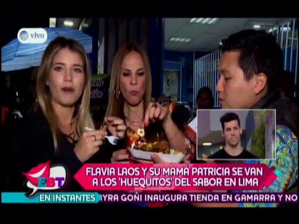 Flavia Laos y su Mama Patricia se fueron a Comer a los huequitos del sabor en Lima