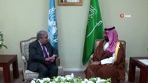 - Suudi Arabistan Prensi Selman, BM Genel Sekreteri İle Görüştü