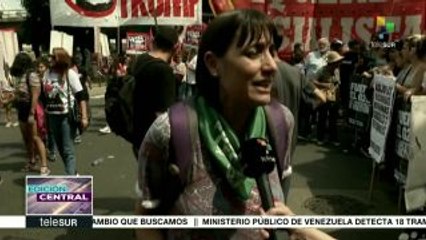 Argentinos desafían amenazas de represión y marchan contra el G20