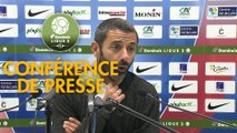 Conférence de presse Châteauroux - FC Sochaux-Montbéliard (1-0) : Nicolas USAI (LBC) - Omar DAF (FCSM) - 2018/2019
