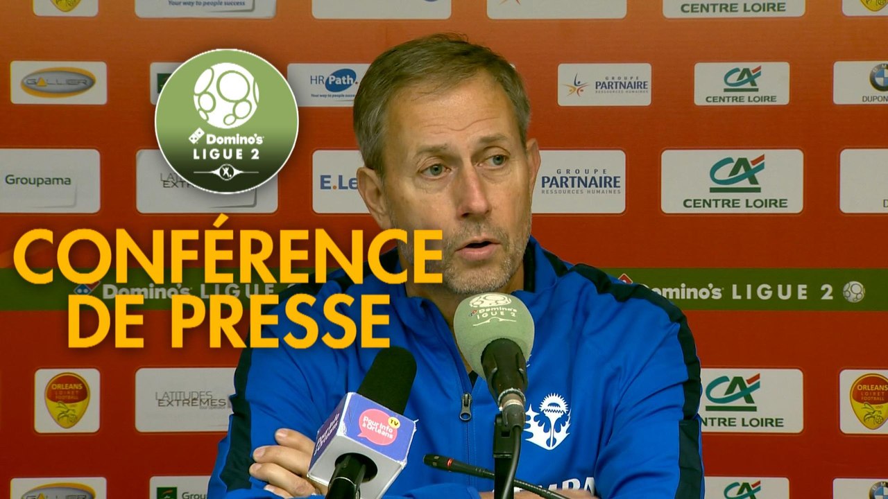 Conférence de presse US Orléans - AS Nancy Lorraine (1-2) : Didier OLLE-NICOLLE (USO) - Alain PERRIN (ASNL) - 2018/2019