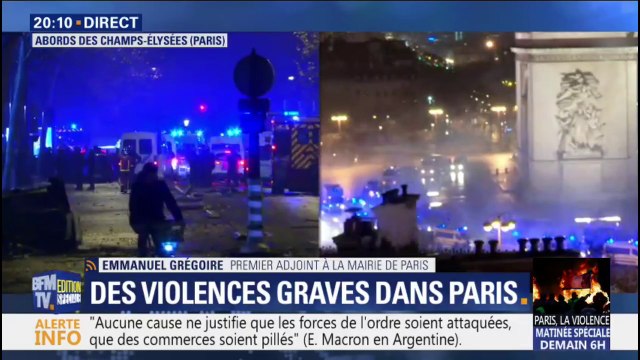 Le premier adjoint à la mairie de Paris Emmanuel Grégoire confirme des intrusions dans l'Arc de Triomphe