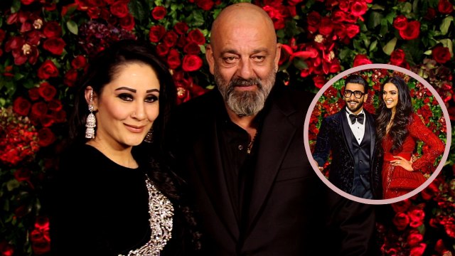 Deepika - Ranveer Reception: Sanjay Dutt in Panipat Look with Manyata Dutt; Watch Video | FilmiBeat