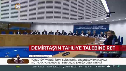 Demirtaş'ın AİHM kararı sonrası yaptığı tahliye başvurusu reddedildi