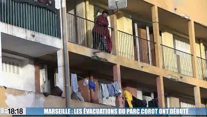 Marseille : les évacuations du parc Corot ont débuté
