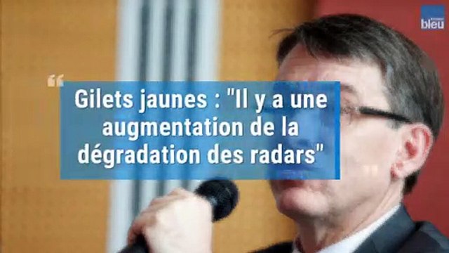Radars dégradés par les gilets jaunes : Les réparations que nous allons Faire, c'est avec l'argent public
