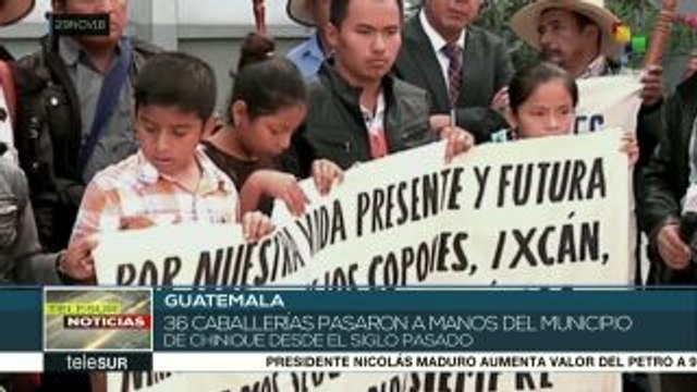 Pueblo maya q'eqchi' en Guatemala exige devolución de tierras