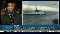 Crece tensión entre Rusia y Ucrania tras incidente en Estrecho Kerch