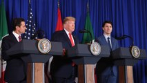 Trump Admits To Trading 'Barbs' With Mexico, Canada At USMCA Trade Pact Signing