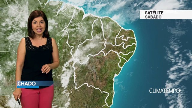 Previsão Nordeste – Sertão com pancadas de chuva
