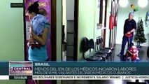 Sólo 8.9% de brasileños inscritos en Más Médicos iniciaron labores