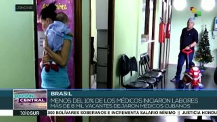 Sólo 8.9% de brasileños inscritos en Más Médicos iniciaron labores