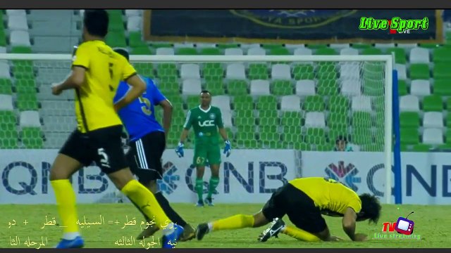 2018-11-30 دوري نجوم قطر مباراه نادي السيليه ونادي قطر الشوط الثاني المرحله الثانيه الجوله الثالثه