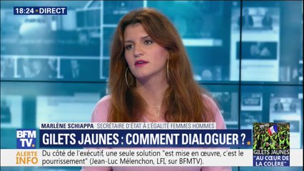 Gilets Jaunes: pour Marlène Schiappa, "c'est notre devoir d'aller les écouter"