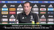 We can't afford to eat too much at Christmas - Allegri