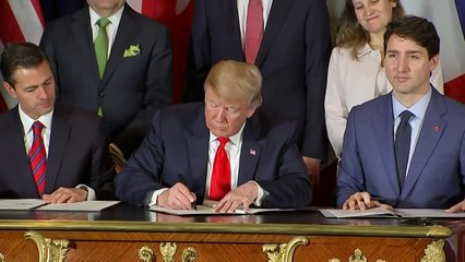 US, Mexico and Canada sign new trade agreement