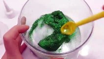 DIY Colors Glitter Jelly Slime Finger Clay Learn Colors Slime Icecream Sand Toy