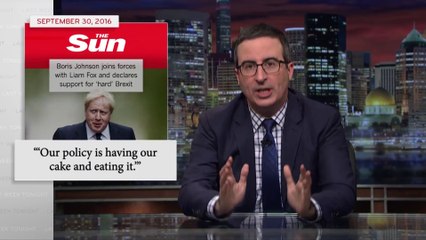 John Oliver - Boris Johnson - Donald Tusk