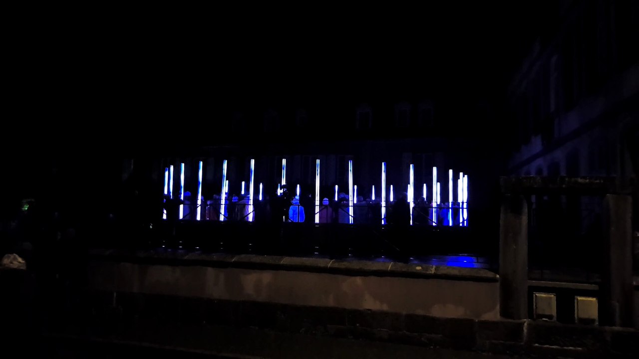 L'ouverture de Noël Bleu à Guebwiller