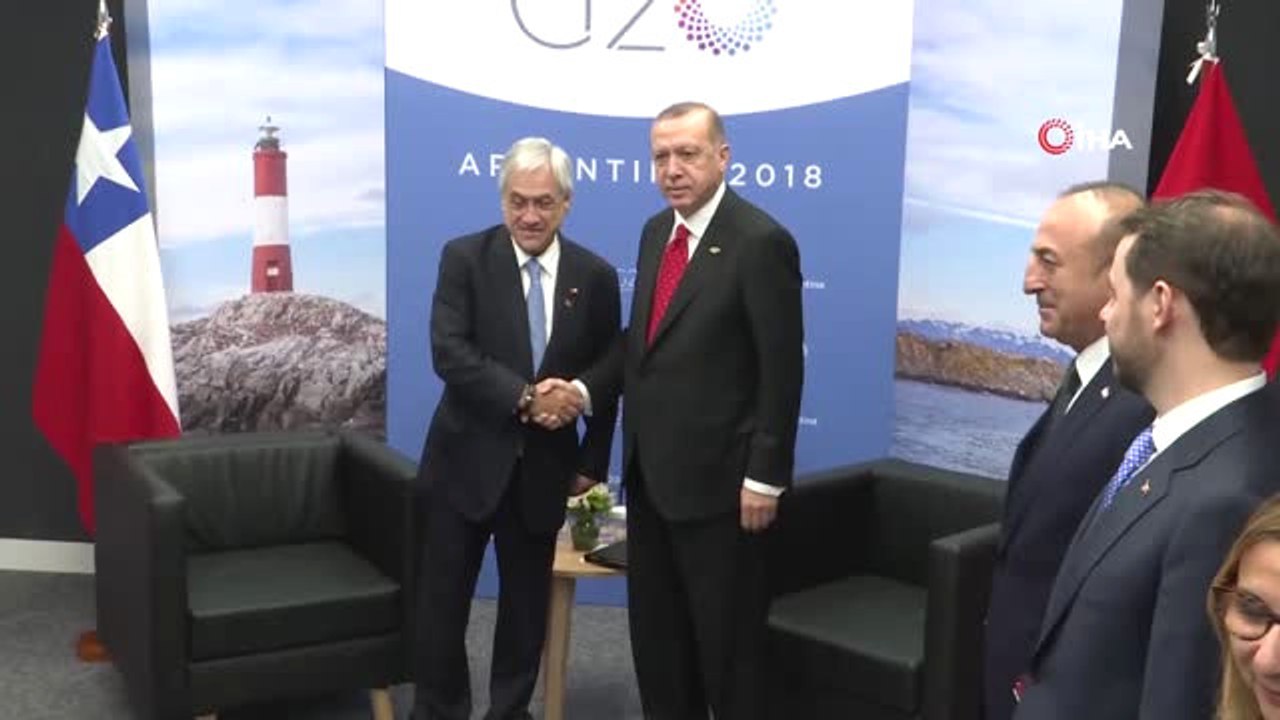 Cumhurbaşkanı Erdoğan, Şili Devlet Başkanı Pinera ile Görüştü