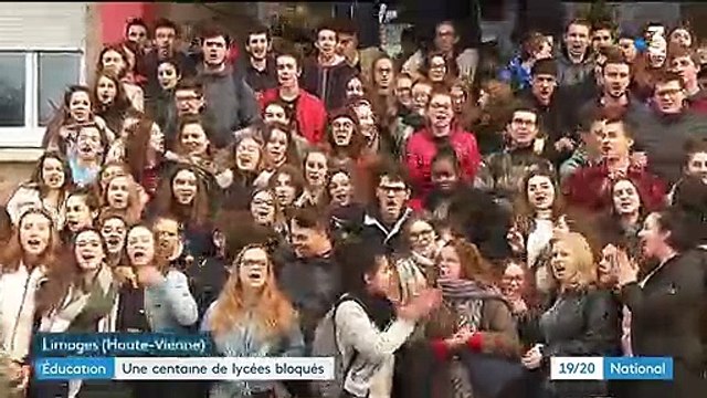 Éducation : une centaine de lycées bloqués