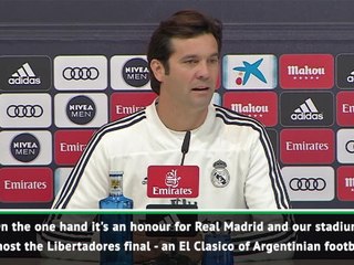 Shame Copa Lib final has moved to the Bernabeu - Solari