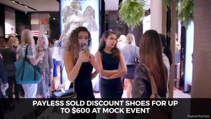 Payless Sold Discount Shoes for Up to $600 at Mock Event