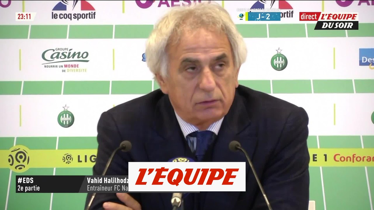 Halilhodzic «Je ne reconnais pas mon équipe» - Foot - L1 - Nantes