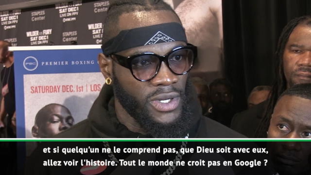Vive altercation entre Wilder et un journaliste