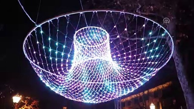 Amsterdam'da ışık sanat festivali