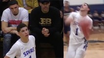 LaMelo Ball Shows Off in Spire Game Against Lebron James' Nephew Meechie