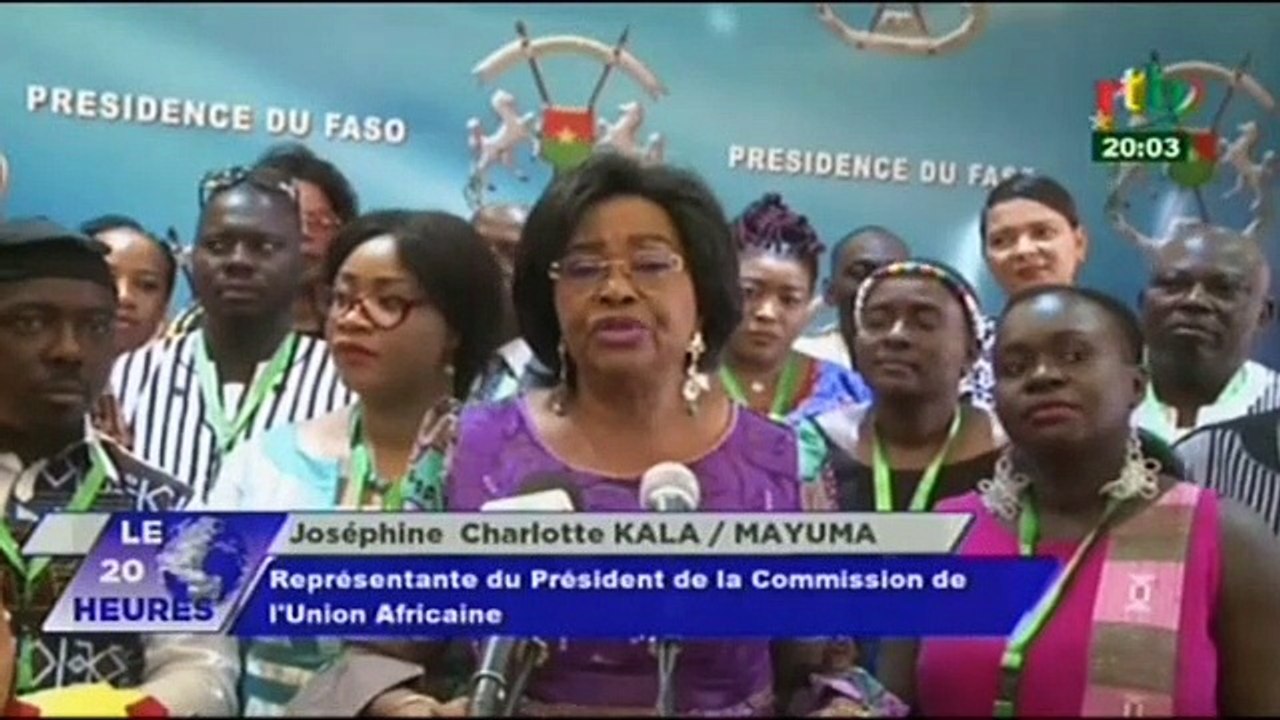 RTB - Audience du Président du Faso avec plusieurs personnalités dont la représentante du Président de la commission de l’Union Africaine
