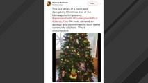 Two Police Officers Have Been Placed On Leave After 'Racist' Christmas Tree Display Sparks Outrage