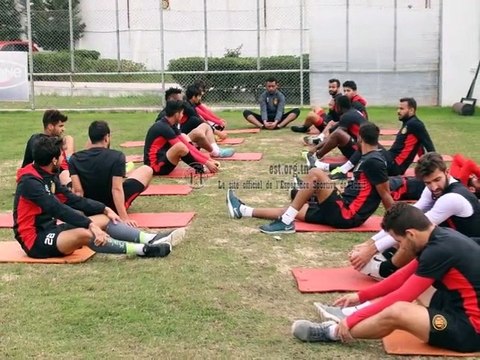 الحصة التدريبية الصباحية للفريق بالحديقة ب Espérance Sportive de Tunis 01