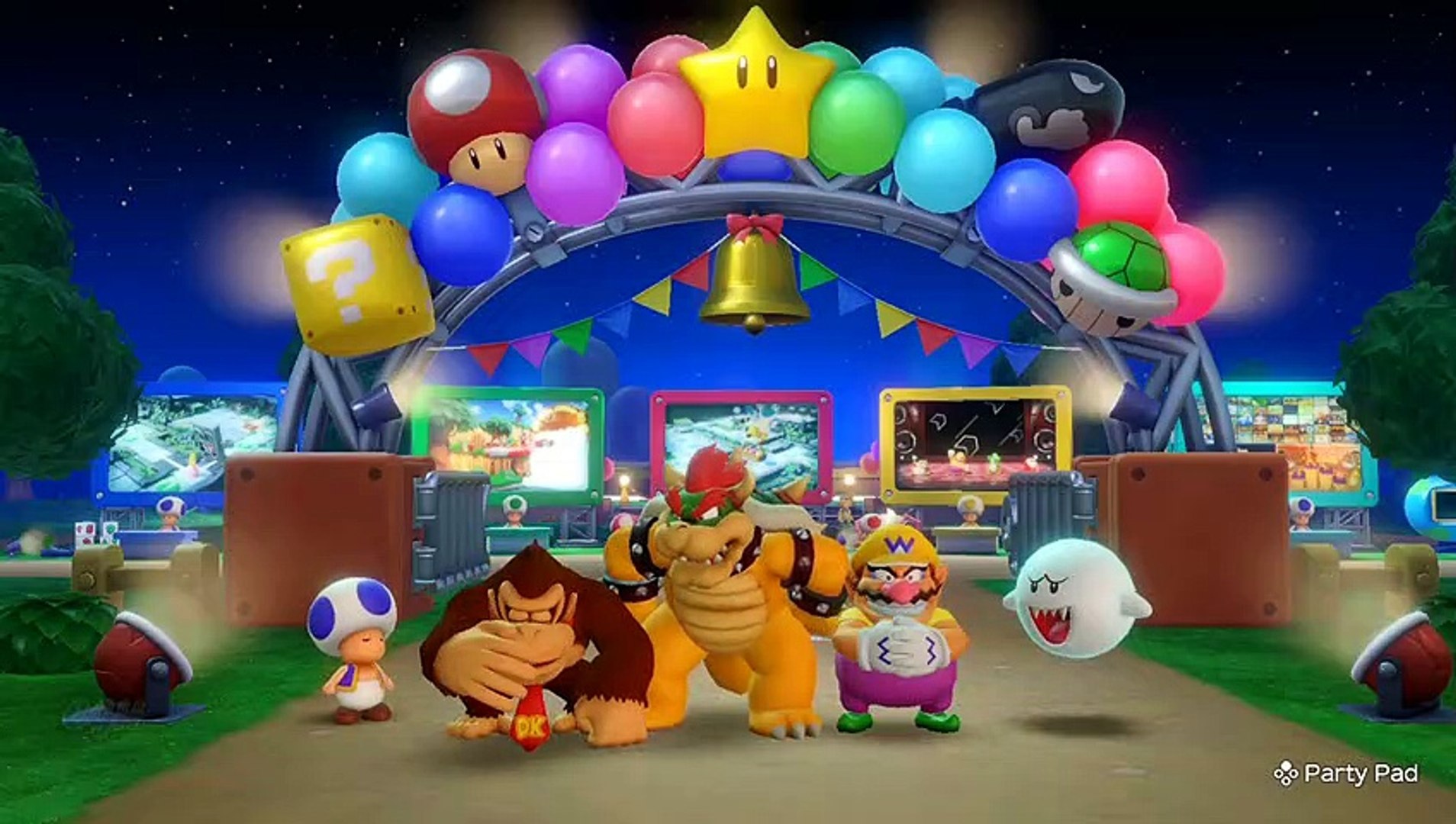 Super Mario Party Best Characters - Donkey Kong & Bowser vs Wario & Boo (S  Rank) - video Dailymotion