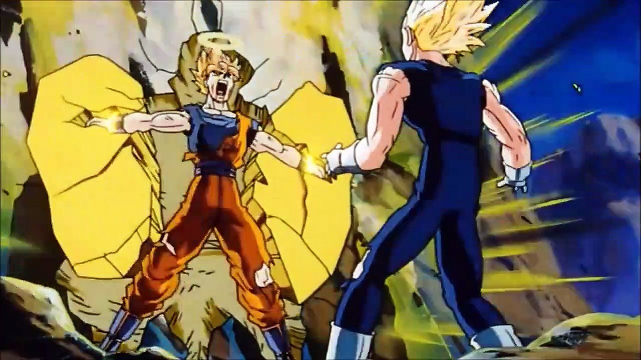 SSJ2 Goku vs Majin Vegeta Full Fight