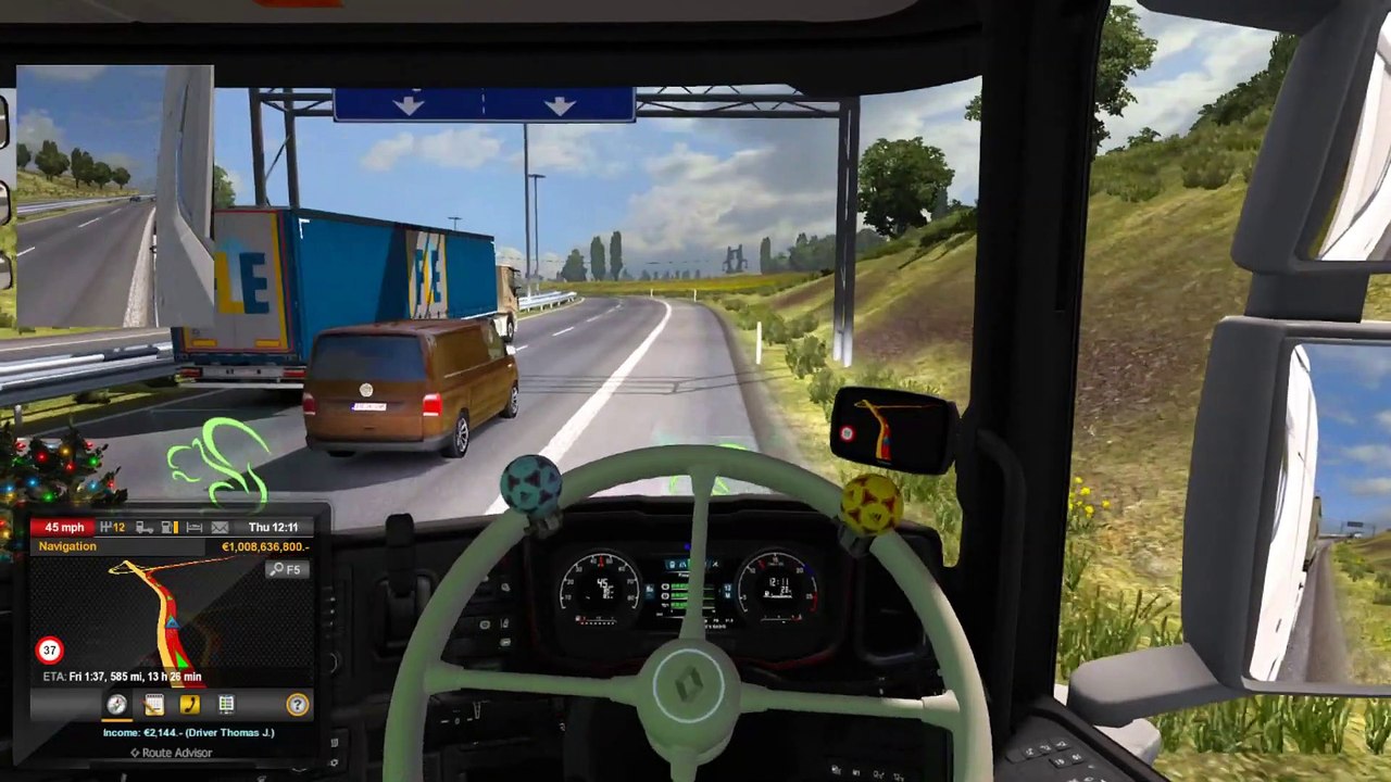 ETS2 (v1.32) - Scania S Next Gen Tuning V8 Open Pipe Sound