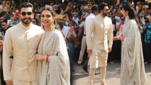Deepika Padukone and Ranveer Singh Seek Blessings At Siddhivinayak Temple With Family