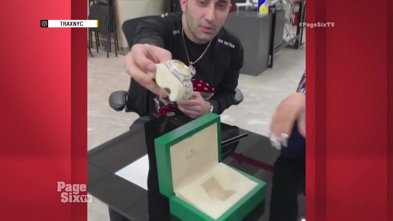 It's #ThirstyThursday, and no one is more extra than @iamcardib and her jeweler! Tune in to #PageSixTV to see Cardi pick up her fresh bling, including bracelets for Kulture!