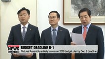 Rival lawmakers vow all out efforts for thorough deliberation of 2019 budget plan