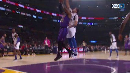 Luka Doncic DOUBLE Block ON LeBron James -  November 30, 2018 [HD]